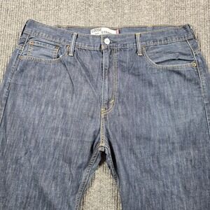 Levis 569 Loose Straight Jeans Mens 40x32 Blue Relaxed Fit Denim Dark Wash